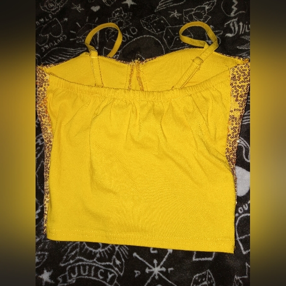 SEVEN SEAS SEQUINS BUSTIER CROP TOP size M - Picture 2 of 4